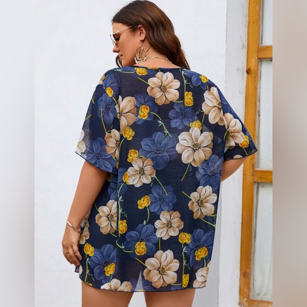 Open floral kimono - Picture 3 of 7